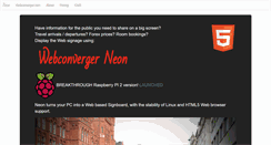Desktop Screenshot of neon.webconverger.com